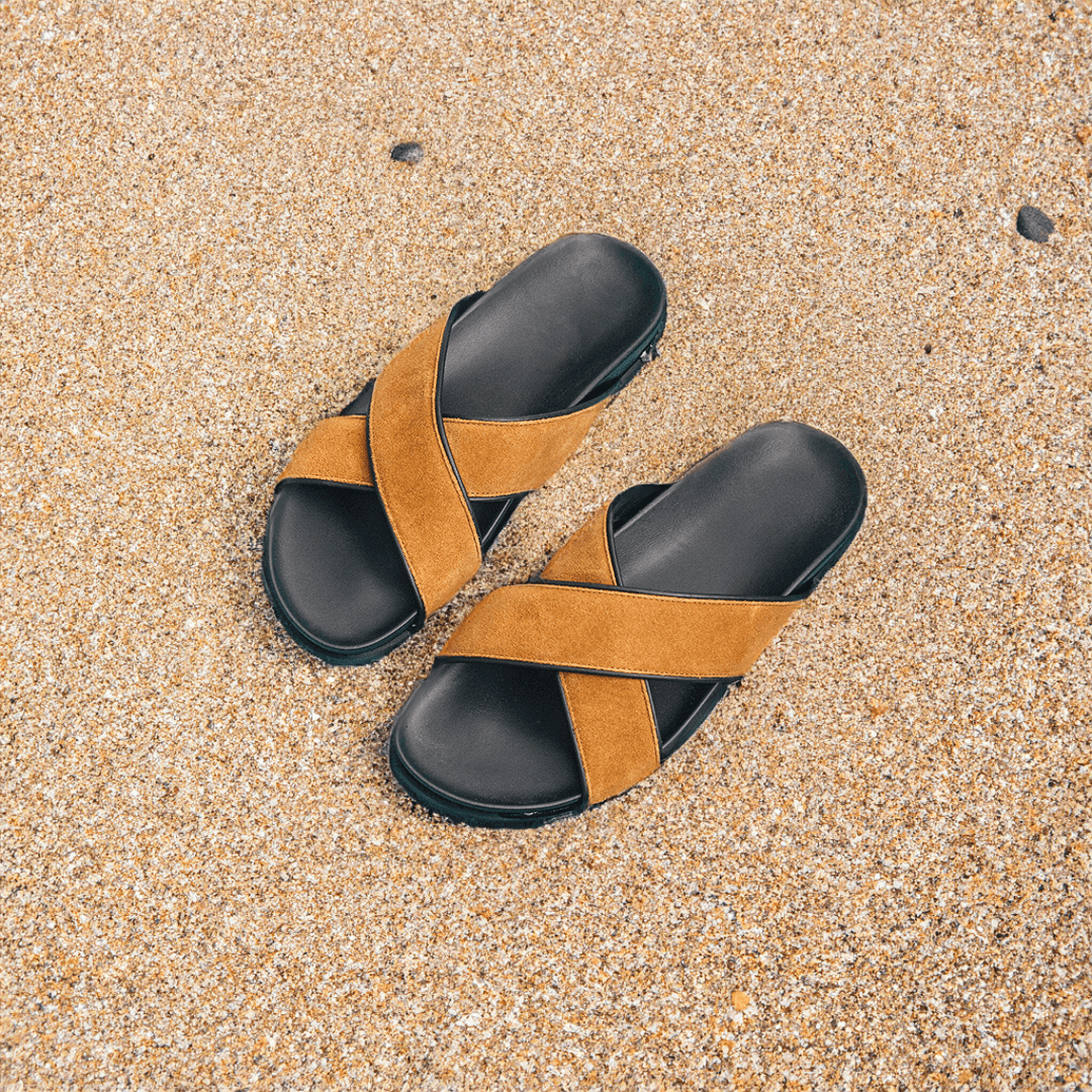 Women's Tan Amalfi Crossover Sandal