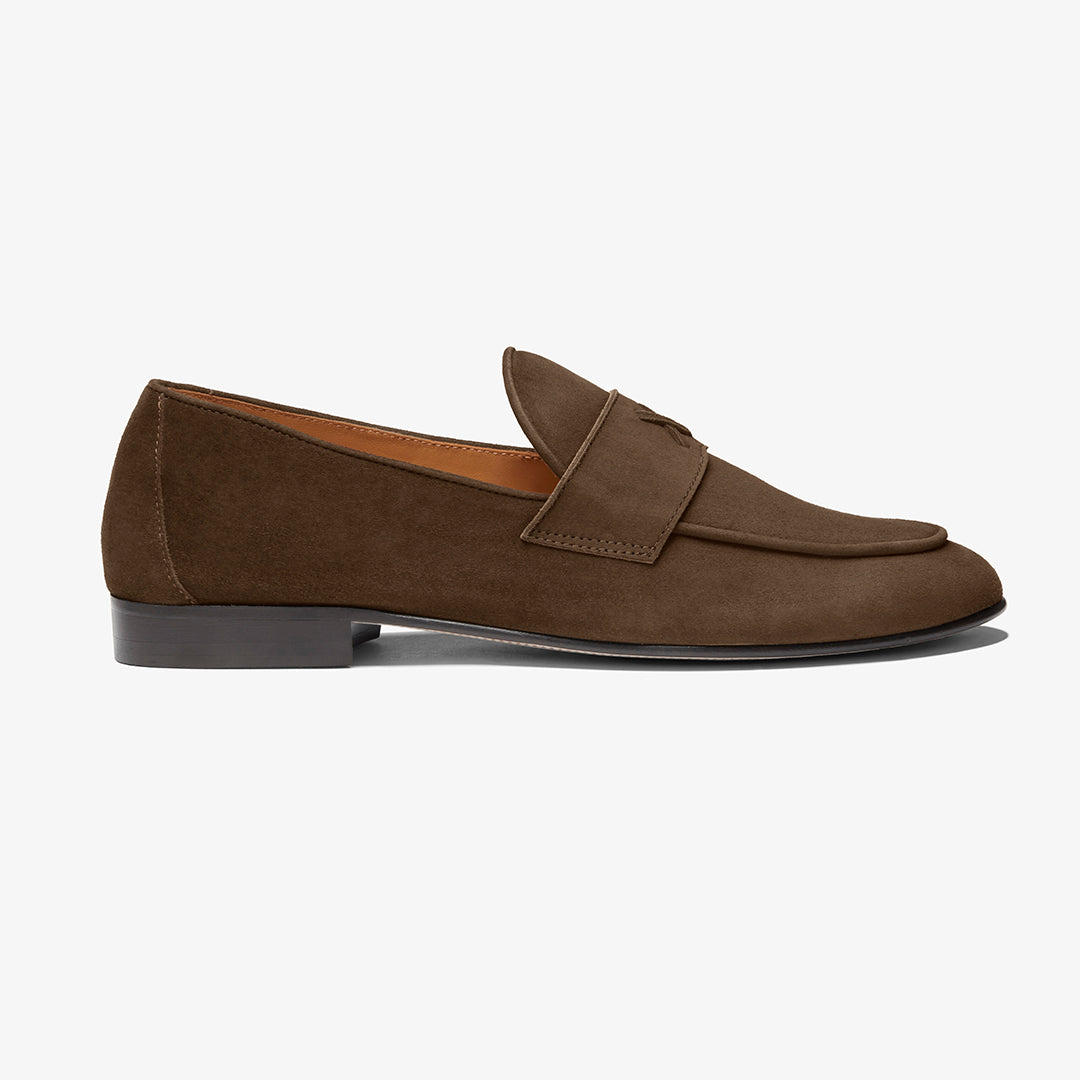 Men's Dark Brown Full Suede Centesimo