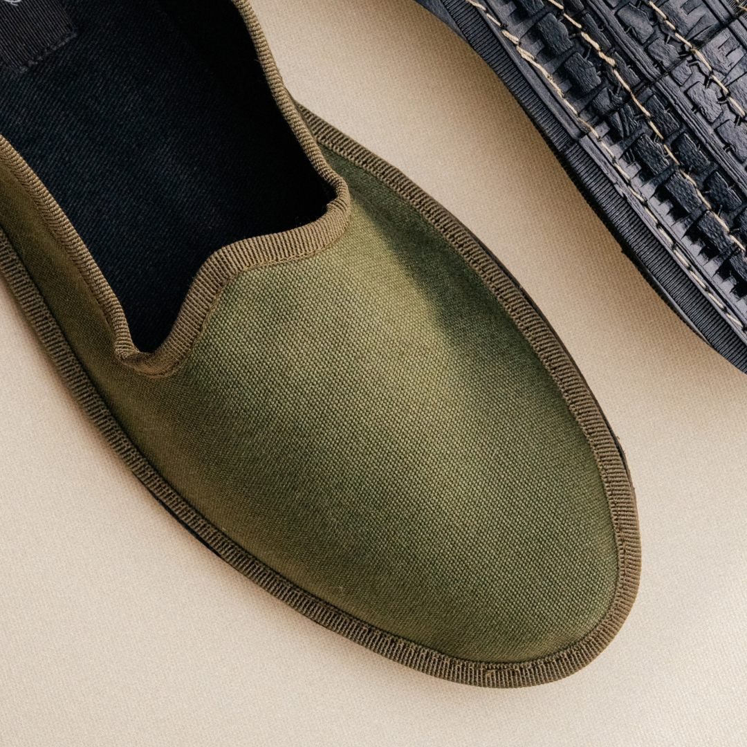 Men's Friulane - Olive Canvas