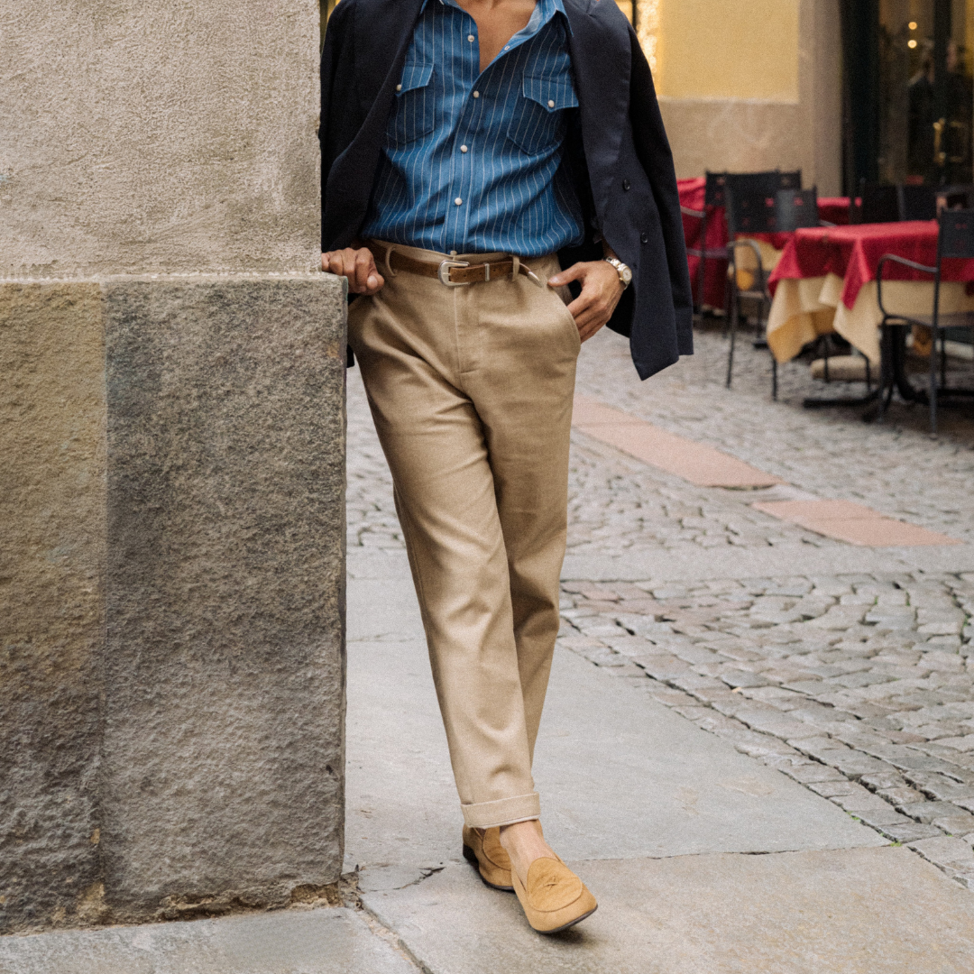 Prato Pant - Birdseye Beige