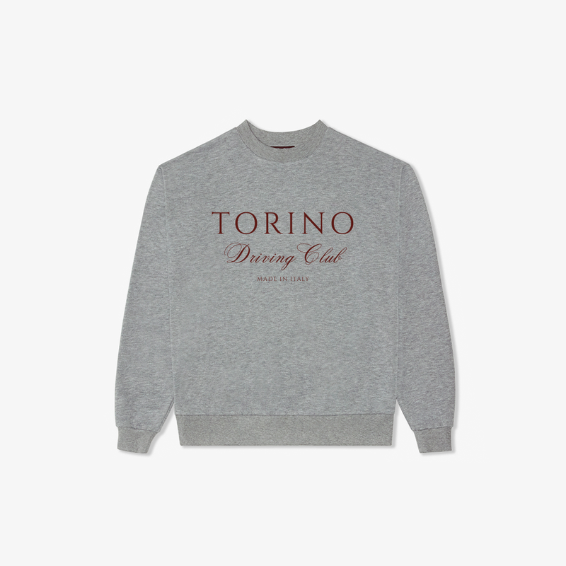 Torino Driving Club Sweatshirt - Heather Grey