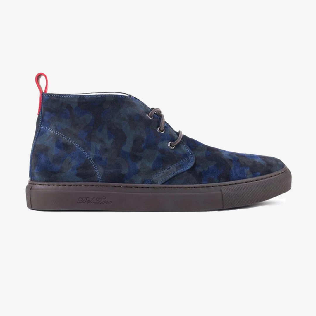 Men's Vintage Navy Camo Chukka Sneaker